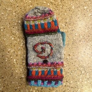 Colorful Knit Mittens